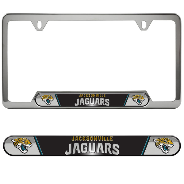 fanmats NFL - Jacksonville Jaguars Embossed License Plate Frame