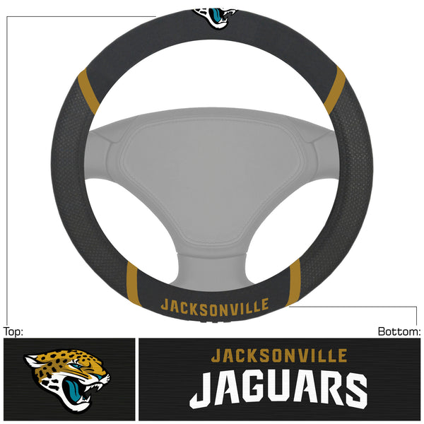 fanmats NFL - Jacksonville Jaguars Steering Wheel Cover