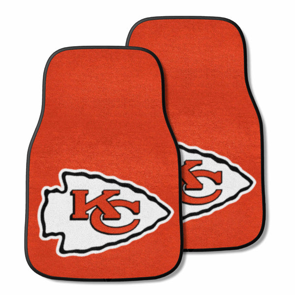 fanmats NFL - Kansas City Chiefs 2-pc Carpet Car Mat Set