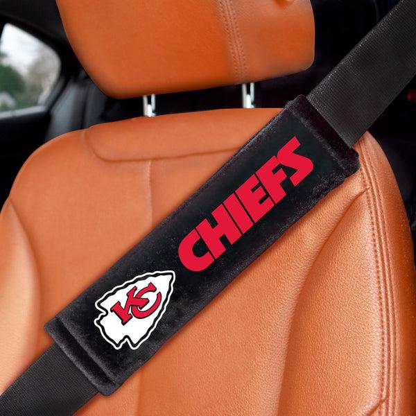 fanmats NFL - Kansas City Chiefs Embroidered Seatbelt Pad - Pair
