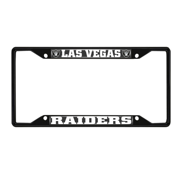 fanmats NFL - Las Vegas Raiders Black License Plate Frame