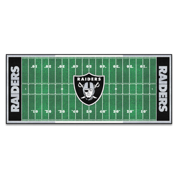 fanmats NFL - Las Vegas Raiders Football Field Runner