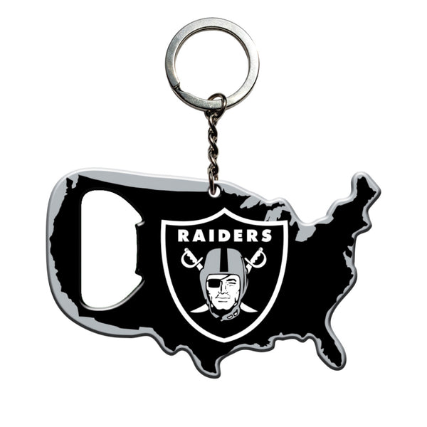 fanmats NFL - Las Vegas Raiders Keychain Bottle Opener