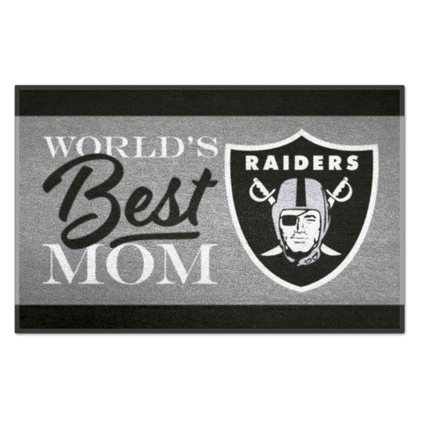 fanmats NFL - Las Vegas Raiders Starter Mat - World's Best Mom
