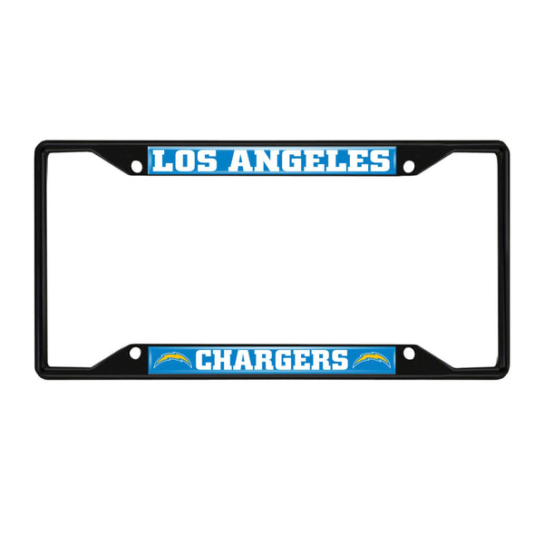 fanmats NFL - Los Angeles Chargers Black License Plate Frame