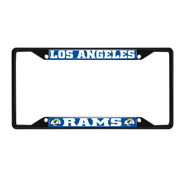fanmats NFL - Los Angeles Rams Black License Plate Frame