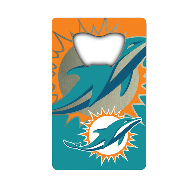 fanmats NFL - Miami Dolphins Credit Card Bottle Opener