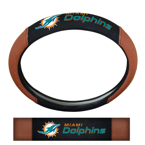 fanmats NFL - Miami Dolphins Sports Grip Steering Wheel Cover