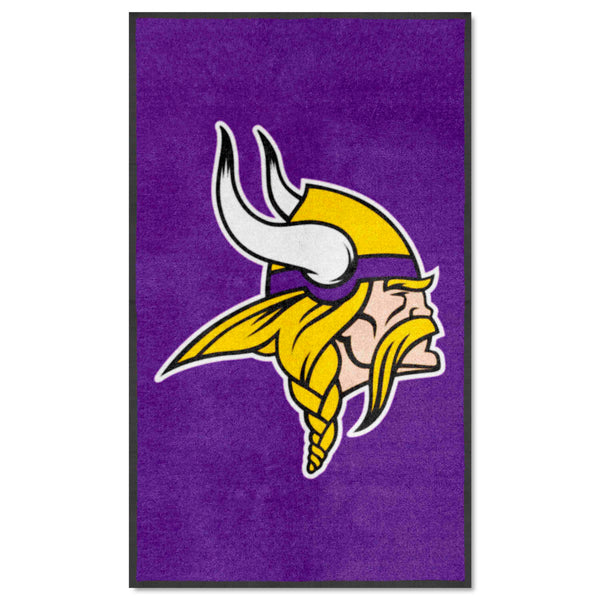 fanmats NFL - Minnesota Vikings 3X5 Logo Mat - Portrait