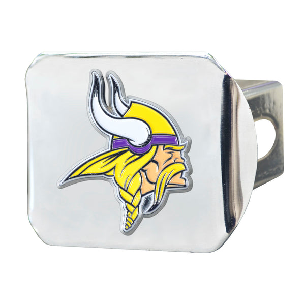 fanmats NFL - Minnesota Vikings Color on Chrome Hitch Cover