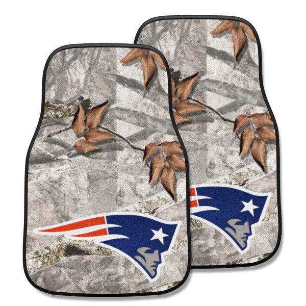fanmats NFL - New England Patriots 2-pc Carpet Car Mat Set