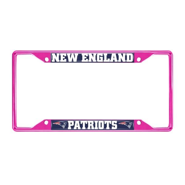 fanmats NFL - New England Patriots-Pink License Plate Frame