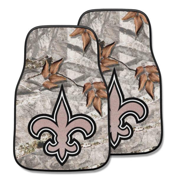 fanmats NFL - New Orleans Saints 2-pc Carpet Car Mat Set