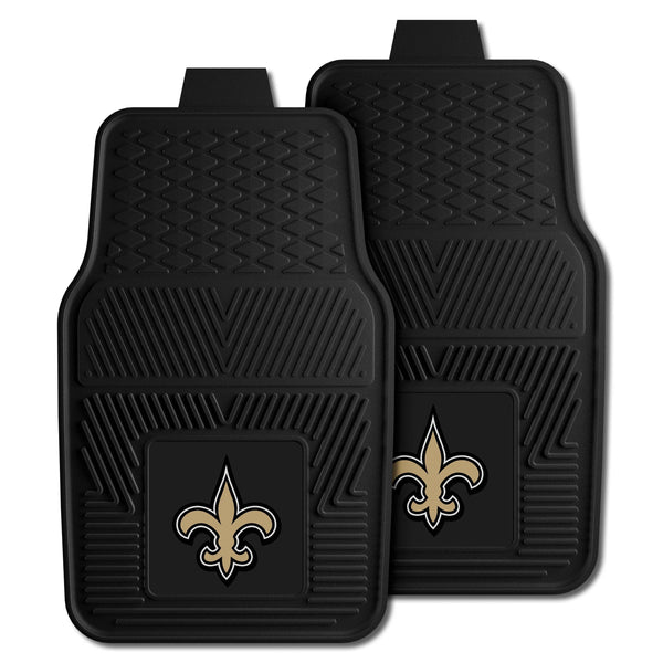 fanmats NFL - New Orleans Saints 2-pc Vinyl Car Mat Set