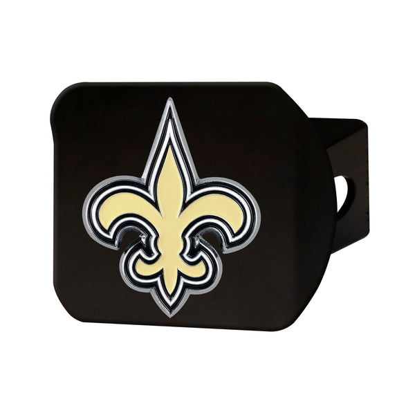 fanmats NFL - New Orleans Saints Color on Black Hitch Cover
