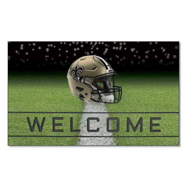 fanmats NFL - New Orleans Saints Crumb Rubber Door Mat
