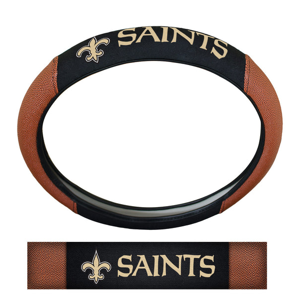 fanmats NFL - New Orleans Saints Sports Grip Steering Wheel Cover