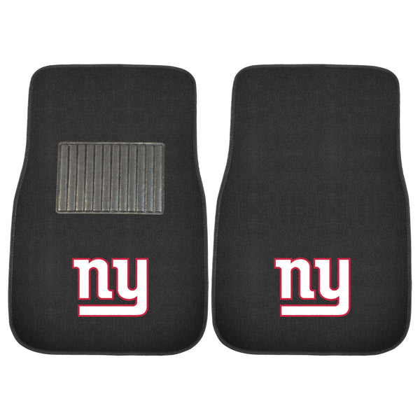 fanmats NFL - New York Giants 2-pc Embroidered Car Mat Set