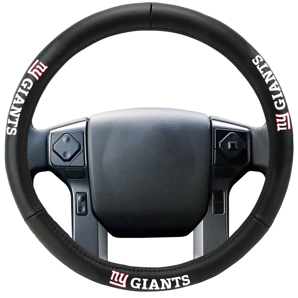 fanmats NFL - NEW YORK GIANTS Genuine Leather Steering Cover