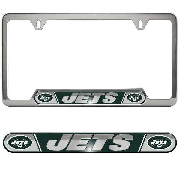fanmats NFL - New York Jets Embossed License Plate Frame