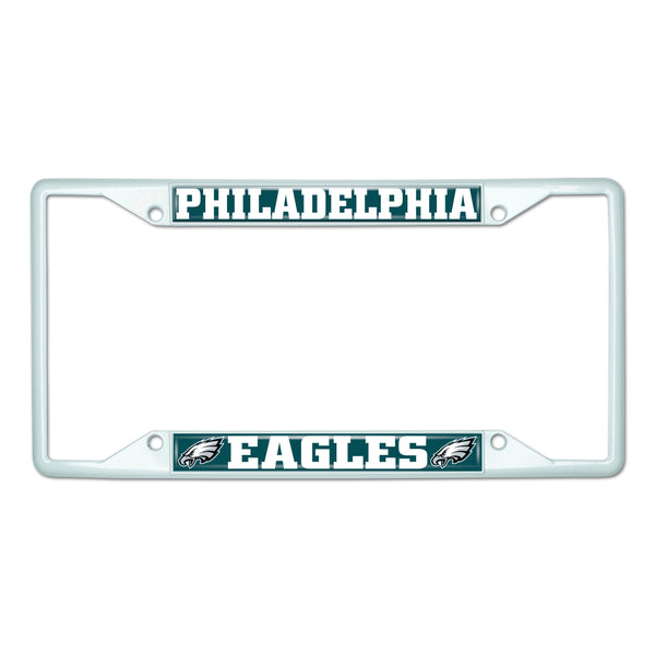 fanmats NFL - Philadelphia Eagles-White License Plate Frame