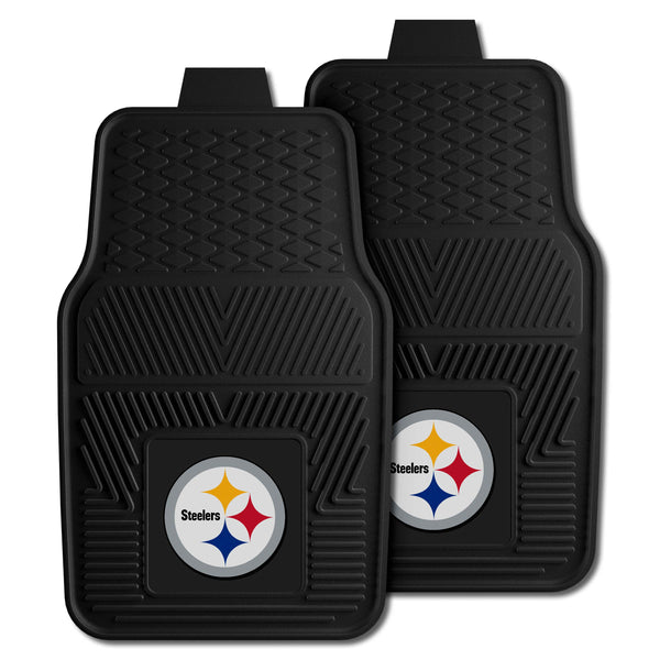 fanmats NFL - Pittsburgh Steelers 2-pc Vinyl Car Mat Set