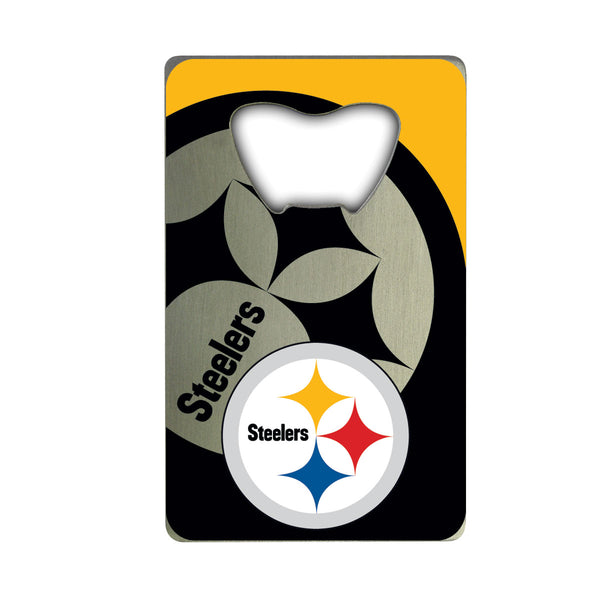 fanmats NFL - Pittsburgh Steelers Credit Card Bottle Opener