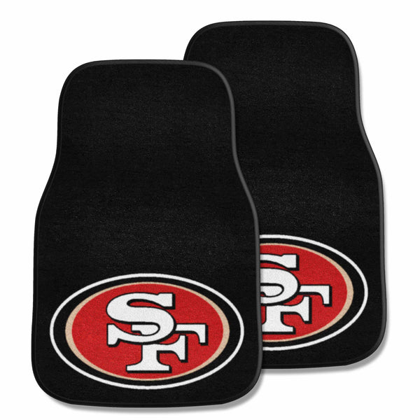 fanmats NFL - San Francisco 49ers 2-pc Carpet Car Mat Set