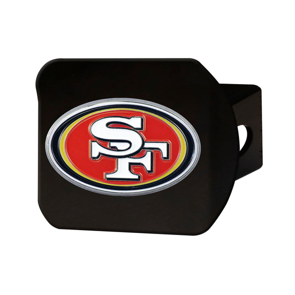 fanmats NFL - San Francisco 49ers Color on Black Hitch Cover