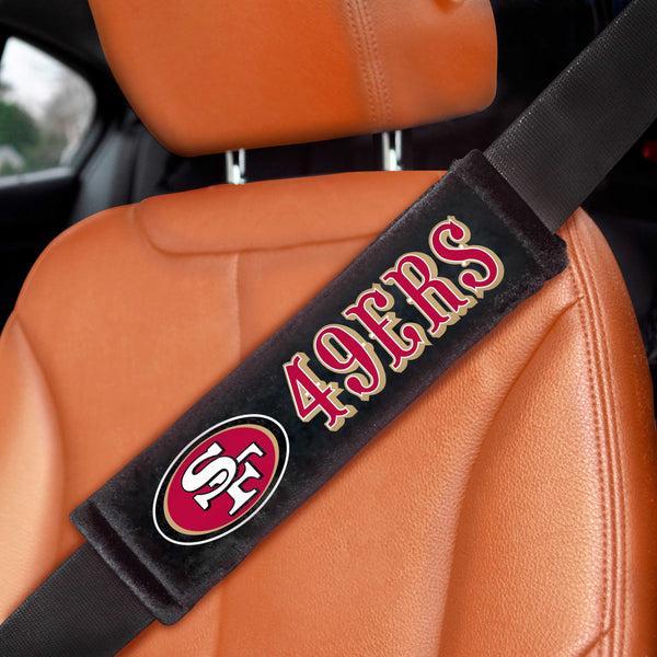 fanmats NFL - San Francisco 49ers Embroidered Seatbelt Pad - Pair