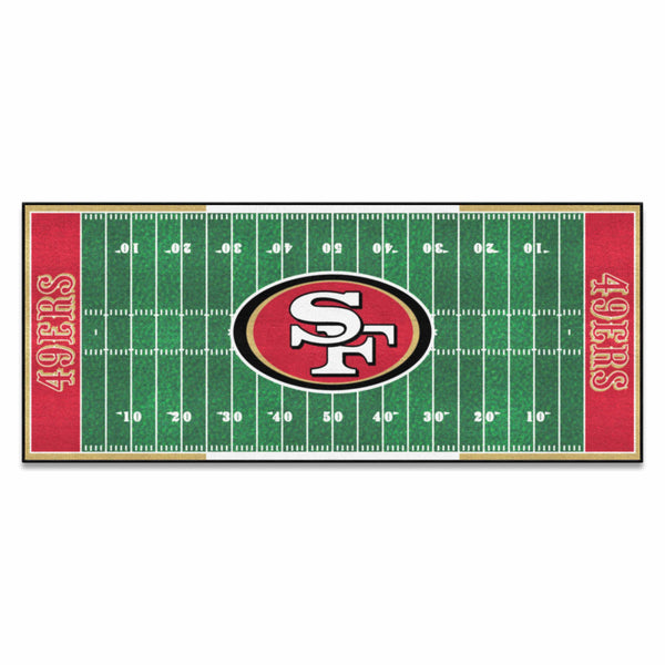 fanmats NFL - San Francisco 49ers Football Field Runner