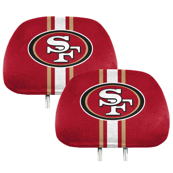 fanmats NFL - San Francisco 49ers Printed Headrest Cover