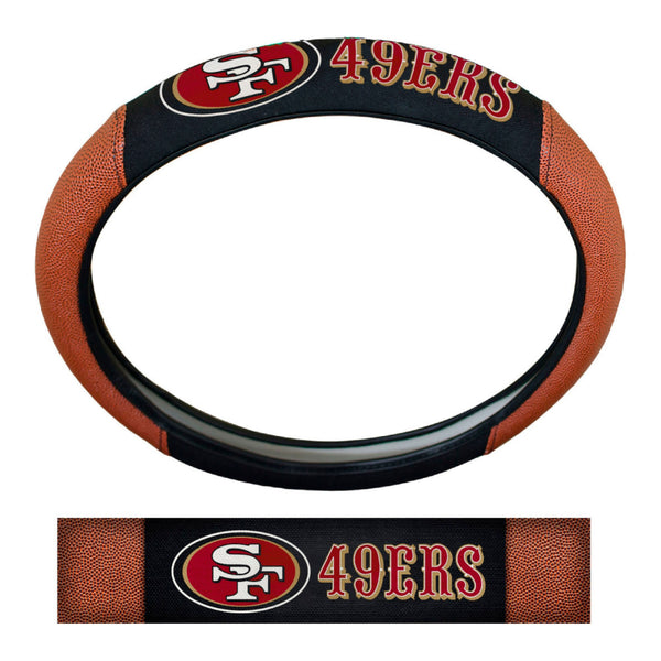 fanmats NFL - San Francisco 49ers Sports Grip Steering Wheel Cover