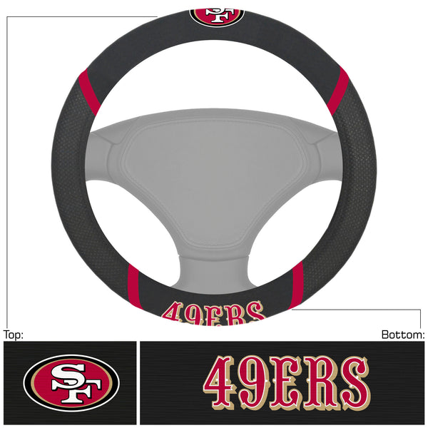 fanmats NFL - San Francisco 49ers Steering Wheel Cover