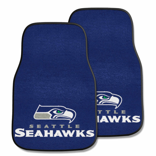 fanmats NFL - Seattle Seahawks 2-pc Carpet Car Mat Set