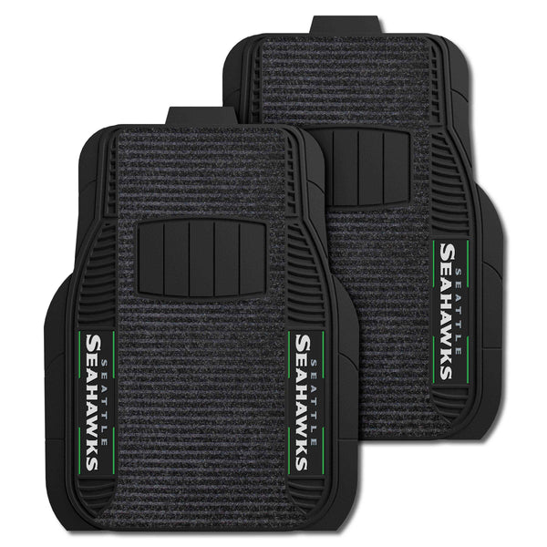 fanmats NFL - Seattle Seahawks 2-pc Deluxe Car Mat Set