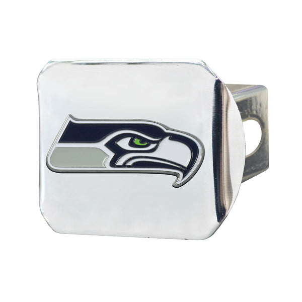 fanmats NFL - Seattle Seahawks Color on Chrome Hitch Cover