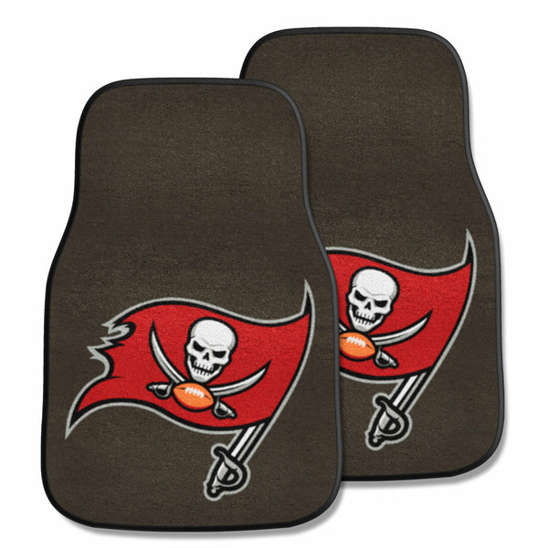 fanmats NFL - Tampa Bay Buccaneers 2-pc Carpet Car Mat Set