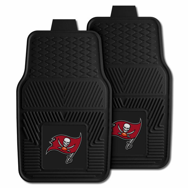 fanmats NFL - Tampa Bay Buccaneers 2-pc Vinyl Car Mat Set