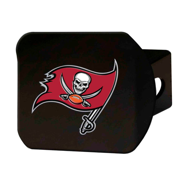 fanmats NFL - Tampa Bay Buccaneers Color on Black Hitch Cover