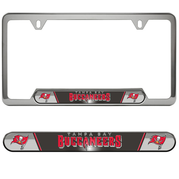 fanmats NFL - Tampa Bay Buccaneers Embossed License Plate Frame