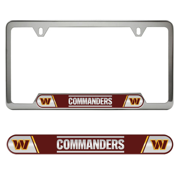 fanmats NFL - Washington Commanders Embossed License Plate Frame