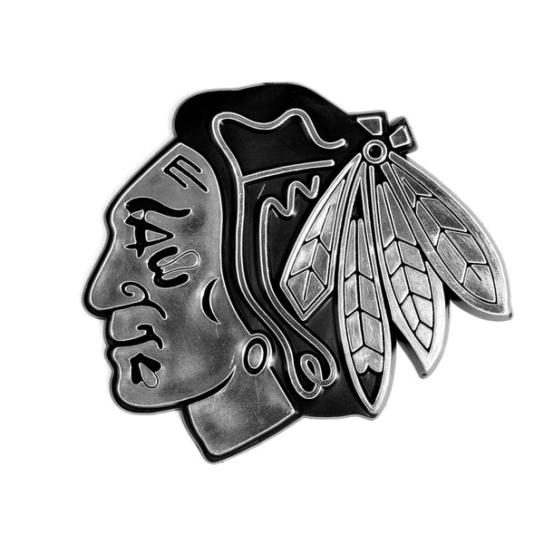 fanmats NHL - Chicago Blackhawks Molded Chrome Emblem