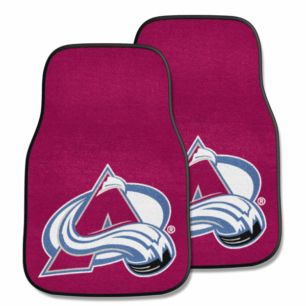 fanmats NHL - Colorado Avalanche 2-pc Carpet Car Mat Set