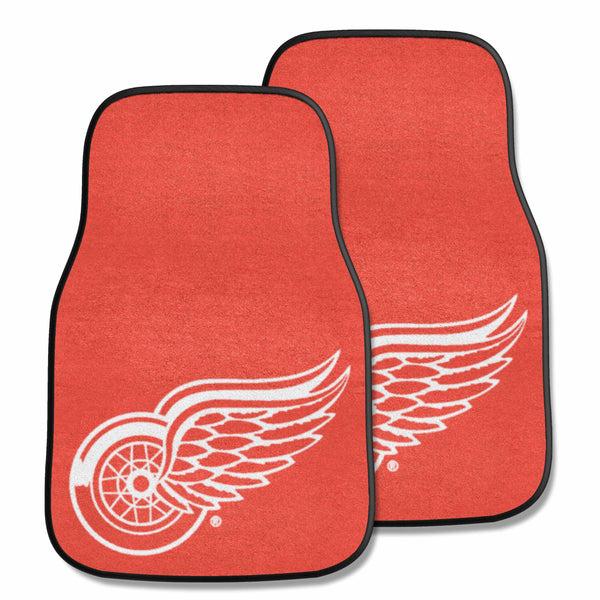 fanmats NHL - Detroit Red Wings 2-pc Carpet Car Mat Set