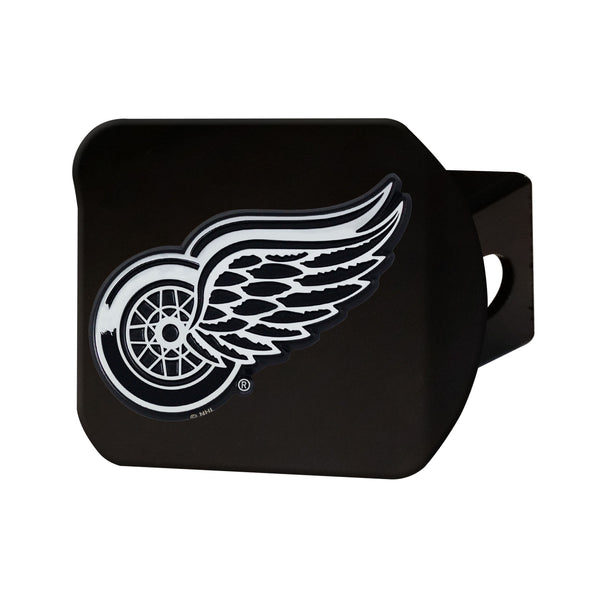 fanmats NHL - Detroit Red Wings Chrome on Black Hitch Cover