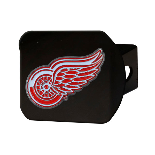 fanmats NHL - Detroit Red Wings Color on Black Hitch Cover