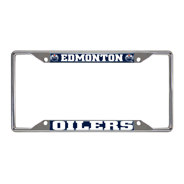 fanmats NHL - Edmonton Oilers Chrome License Plate Frame