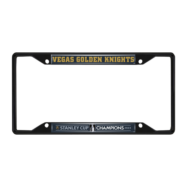 fanmats NHL - Las Vegas Golden Knights 2023 Stanley Cup Chrome License Plate Frame