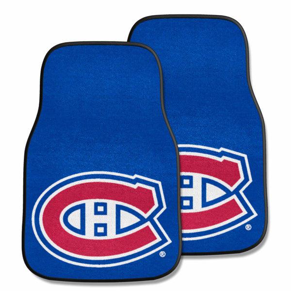 fanmats NHL - Montreal Canadiens 2-pc Carpet Car Mat Set